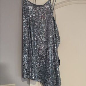 Blue Sequins mini dress from South Boutique
